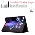 thumbnail image 4 of Allytech Slim Case for iPad Mini 7.9 inch Tablets, iPad Mini 5/Mini 4/Mini 3 2 1 Cover, Soft TPU Bumper Shockproof Auto Sleep Wake Card Slots Holder Wallet Case for iPad Mini 5 2019,Butterfly & Floral, 4 of 6