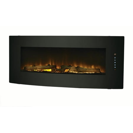 

Muskoka 42 in. Contemporary Curved Front Slim Line Wall Mount Infrared Electric Fireplace