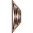 thumbnail image 3 of Ekena Millwork 46 3/4"W x 10"H x 1/4"T Wolford Fretwork Moulding, Walnut, 3 of 13