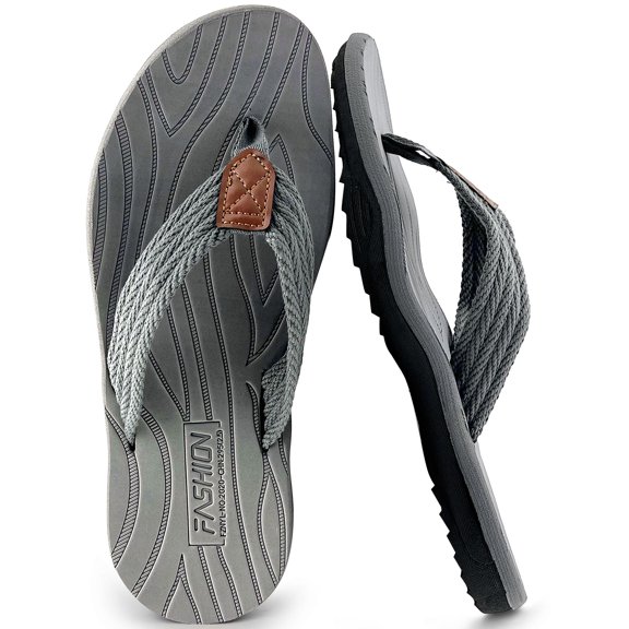 Ecetana Flip Flops for Men Comfort Thong Sandals Non-Slip Beach Sandals for Men