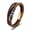 Type 5, variant on Men's Leather Bracelet Braided Wristband Bangle Stainless Steel Bracelet Jewelry Gifts for Men Husband Dad