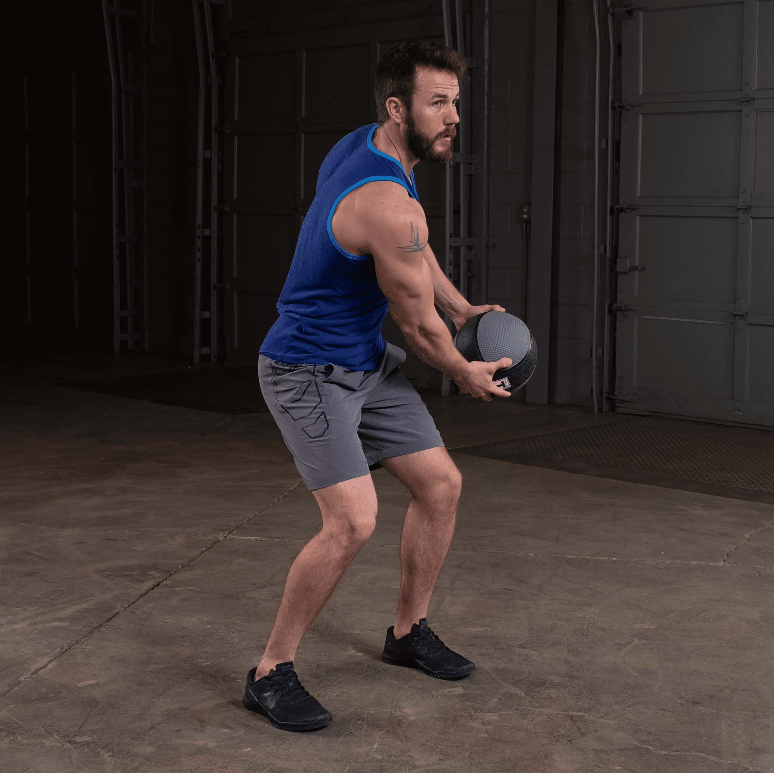 BSTMB12 12lb Black Medicine Ball
