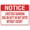 Warning Sign 6, variant on Notice Livestock Guardian Dog on Duty Do Not Enter Without Escort Sign - 12×8 Inches, Metal Warning Funny Private Property, Outdoor OSHA Yard Fence Street Workplace Decor