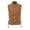 Brown, variant on Kids Pirate Vest Sleeveless Jacket Stand Collar Sides Tie-up Buttons Closure for Mining Party Brown 6