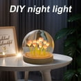 thumbnail image 5 of Artificial Tulip Flower Night Light Led Bedside Lamp Christmas Gifts Lamp Decorations (Pink), 5 of 10