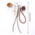 thumbnail image 5 of Cute Bag Charm Pendant Keyring Plush Ball Baseball Braided Rope Keychain Bag Charm for Backpack Purse Handbag Decoration, 5 of 10