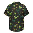 thumbnail image 4 of KUIFORTI Jamaica Flag Hawaii Matching Couple Outfits Women's Casual Dresses & Men's Hawaiian Shirt for Summer Vacation Trip Lightweight with Soft Fabric Quick-dry, 4 of 7