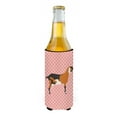 thumbnail image 2 of Caroline's Treasures BB7883MUK Anglo Nubian Goat Pink Check Decorative Hugger, Slim Can, Multicolor, 2 of 2
