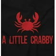 thumbnail image 2 of A Little Crabby Cranky Beach Lover Crewneck T Shirts Boy Girl Teen Brisco Brands L, 2 of 6