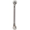 Healthsmart Knurled Grab Bar, 12" L, Steel, Chrome plated 521-1570-0612HS
