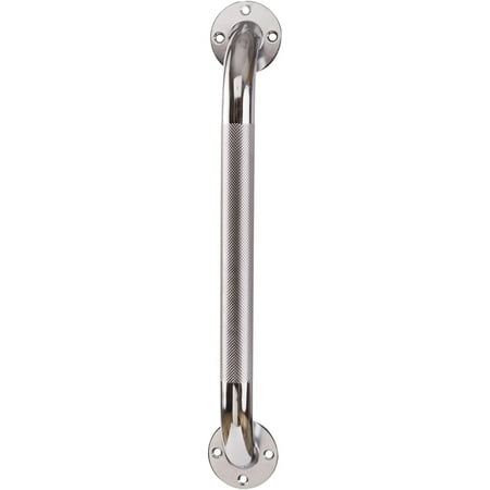 Healthsmart Grab Bar,Steel,Chrome Plated,12 in L 521-1570-0612HS
