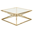 thumbnail image 7 of Diamond Sofa Aria Square Stainless Steel Cocktail Table ARIACTGD, 7 of 7