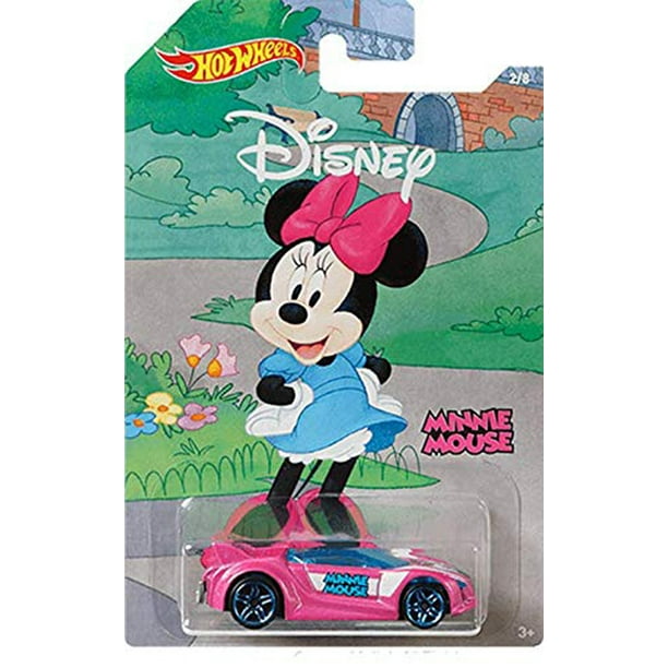 minnie mouse hot wheels car