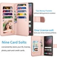 thumbnail image 3 of Galaxy S23/S23 Plus/S23 +/S23 Ultra 5G Wallet Case, Samsung Galaxy S23 Ultra PU Leather Case,Njjex Luxury Leather [9 Card Slots Holder] Carrying Folio Flip Cover [Detachable Magnetic Hard Case]-Marble, 3 of 5