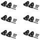 thumbnail image 1 of 12x Juego de de Bicicleta Plástico Negro Bicicleta de Carretera Pedal para Pedal Time IClic/X-Presso, 1 of 8