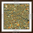 thumbnail image 5 of Art.com Berlin Map Art Print by Jazzberry Blue, Brown Frame Wall Art, 38" x 38", 5 of 5