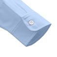 thumbnail image 6 of LODIENY Men Button Down Collared Shirts Long Sleeve Lightweight Regular Fit Business Work Shirt with Flap Pockets Light Blue M, 6 of 8