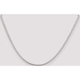 thumbnail image 5 of Sterling Silver 2mm Diamond-Cut Round Box Chain (18 X 2) Made In Italy qvx040-18, 5 of 5