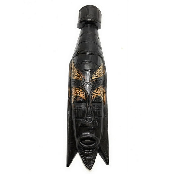 Ruler Big Chief Tribal Mask 20" - Primitive Wall Decor | #nmk220650