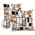thumbnail image 2 of Outdoor Throw Pillow Cover Mid Century Nordic Splicing Art Waterproof Cushion Covers 2 Pack Colorful Rectangle Pillow Cases Home Decoration for Patio Garden Couch Sofa, 2 of 7