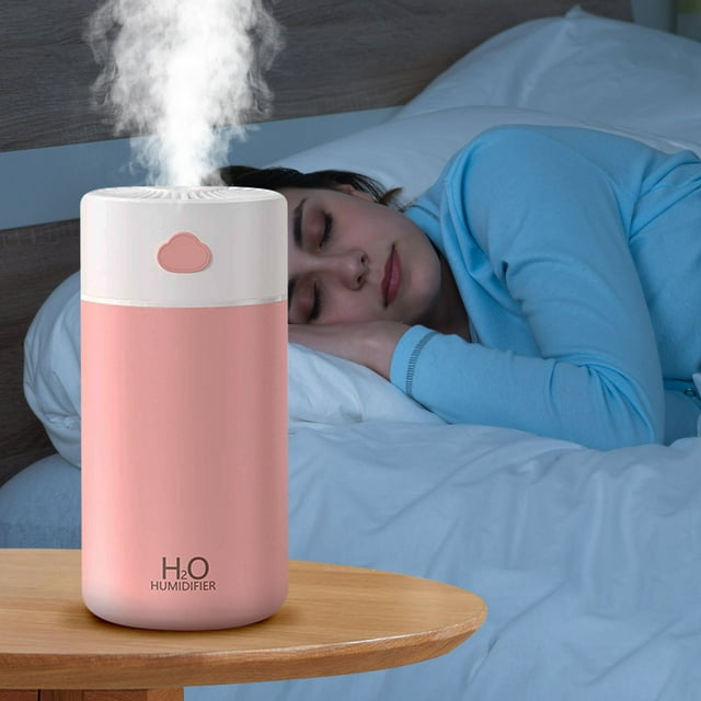 EGNMCR Humidificateur USB Maison Voiture Mini Remplissage d'Eau Grande Capacité 400 ml Machine à Arôme Humidificateur Humidificateur Portable