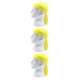 thumbnail image 5 of Diadema ciclismo Eigraketly sombrero bufanda a prueba de viento Amarillo 3Conjunto, 5 of 6