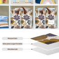 thumbnail image 4 of Yayeee Foldable Storage Basket for Shelves with Handles Waterproof Cloth Bins, Colorful Floral, 4 of 7