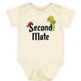 thumbnail image 3 of Inktastic Second Mate Pirate with Parrot and Bandanna Boys or Girls Baby Bodysuit, 3 of 5
