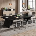 thumbnail image 4 of Tribesigns 8ft Conference Table, Large Meeting Table for 8-10 People, Business Seminar Furniture for Office Conference Room, 4 of 7