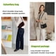 thumbnail image 2 of WSRYDJDL Bolso pequeño para mujer, bolsos de hombro ajustables, bolso de mano con patrón de cocodrilo con cierre de cremallera, retro, 2 of 5