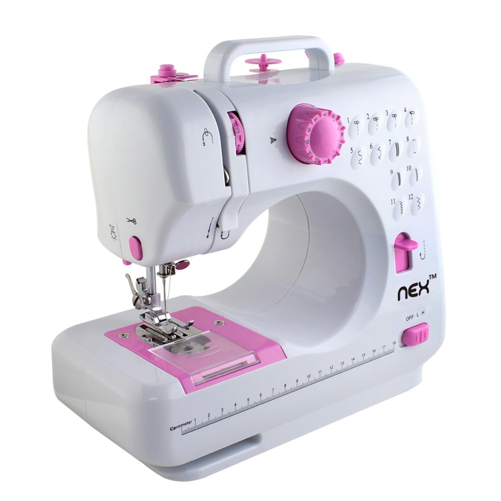 Portable Sewing Machine Suitable for Beginners, with 2 Speeds 12 Built-In Sewing Led Night Light