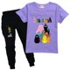 thumbnail image 1 of Traje de verano de algodón para niños y niñas, camiseta de manga corta + pantalón, conjunto de top y pantalones zhangmenya LED, 1 of 2