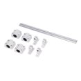 thumbnail image 1 of Linear Rail Slide, Linear Rail Slide Linear Rail Guide Linear Motion Slide Rail Linear Rails Linear Bearing with 4Pcs Slide Block for Machinery, 1 of 7