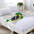 thumbnail image 7 of Throw Blanket, Passionate Colorful Brazil Blanket, Lightweight Microfiber Fleece Throw for Couch, Sofa, Bed, 50x40inch, 7 of 7