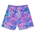 thumbnail image 7 of FORMRS Boys Swim Trunks Quick Dry Mesh Liner Boardshorts Sizes XS-XL, Purple Starfish Pattern, 7 of 7