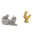 thumbnail image 1 of Escultura de gato, adorno de mesa, artesanía, estatua decorativa de animal para dormitorio, sala de estar, oficina, regalo de inauguración de la casa,, 1 of 8