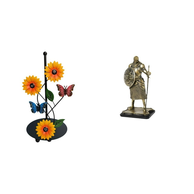 Dispensador De Toallas De Papel Knight, Soporte Vertical Antideslizante Para Pañuelos, Estatua Creativa Europea, Figura Decorativa Para La Entrada, Sala De Estar, Decoración Del Hogar.