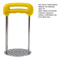 thumbnail image 7 of Potato Masher Ergonomic Handle Comfortable Grip Stainless Steel Even Mesh Hole Versatile Kitchen Tool, 7 of 7