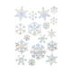 thumbnail image 2 of Pegatinas navideñas de copos de nieve para ventanas | Calcomanías electrostáticas multicolor para vidrio | Repelente de colisiones de aves | Adhesivos estáticos removibles para puertas corredizas,, 2 of 6