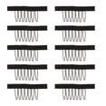thumbnail image 2 of 10 Unids/set Peines de Peluca Macarena 7 acero Inoxidable Negro S, 2 of 7