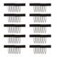 thumbnail image 2 of Peine Profesional de 10 Piezas para Pelucas, Peine de de Acero para Extensiones de Cabello, Gorro de Encaje - S Sunnimix Peines de peluca, 2 of 7