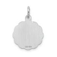 thumbnail image 3 of Auriga Fine Jewelry 925 Sterling Silver/Rhodium-plated Brocaded Letter G Initial Pendant for Women (L-22 mm, W-16 mm), 3 of 6