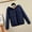 Navy, variant on Edvintorg Women Jacket Winter 2025 Loose Casual Thickened Warm Short Cotton Jacket Long Sleeved Hooded Cotton Jackets with Zipper Women's Outwears