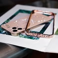 thumbnail image 3 of For iPhone 12 Phone Case Glitter Diamond Frame Bling Solid Colored iPhone Case Shiny Phone Case Bumper Acrylic Back Case Cover for Women or girls,Silver, 3 of 8