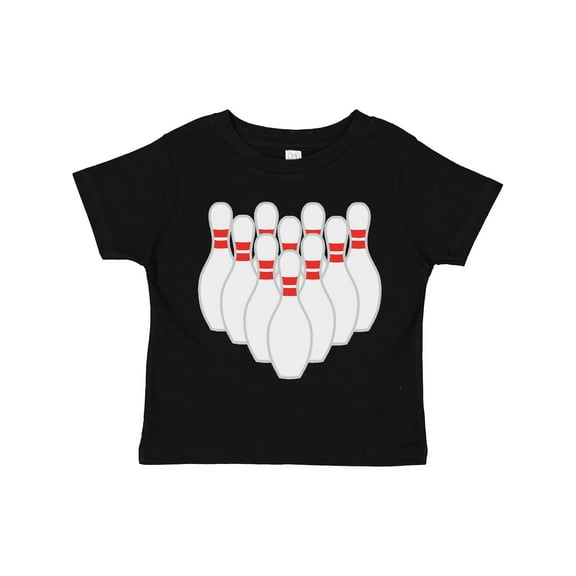 Inktastic Ten Pins for Bowling Boys or Girls Toddler T-Shirt