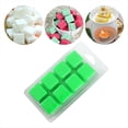 thumbnail image 4 of Contenedores de para Derretir-Moldes para Derretir de Plástico Vacío Transparente de 8 Cavidades-25 Paquetes de Cubos Tipo Almeja para Tartas Derretida, 4 of 6
