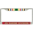 thumbnail image 1 of 4th Marine Division Gulf War Veteran License Plate Frame, 1 of 1