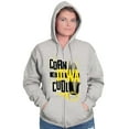 thumbnail image 4 of Funny Iowa Pride Corn is Cool IA Unisex Fleece Graphic Zip Up Hoodie Brisco Brands 2X, 4 of 5