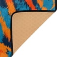 thumbnail image 3 of Ryvnso Orange Tiger Stripes Area Rug Floor Mats Non-Slip Home Carpet 80 x 58 inch, 3 of 7