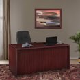 thumbnail image 2 of Legacy 71" Double Pedestal Desk- Mahogany, 2 of 2